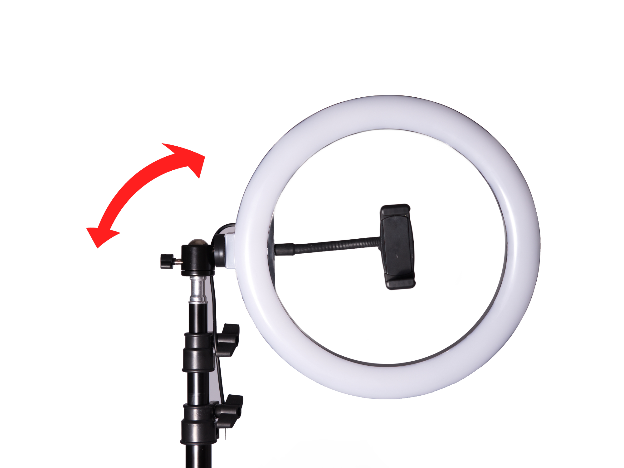 Lampa pierścieniowa 60W RING LED selfie makijaż - obrazek 4