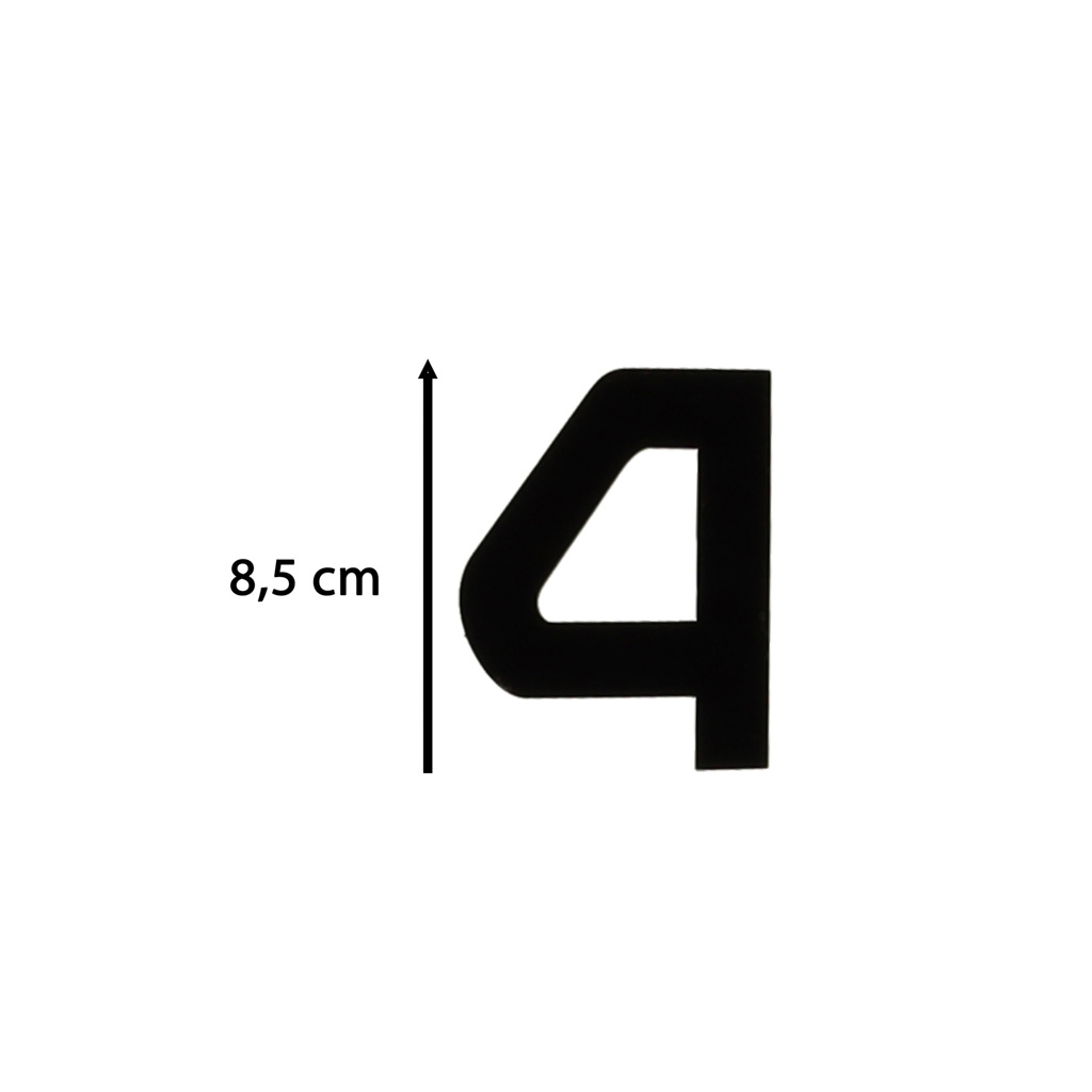 Zegar ścienny naklejany DIY duży regulowany 80-120cm czarny 12 cyfr - obrazek 7