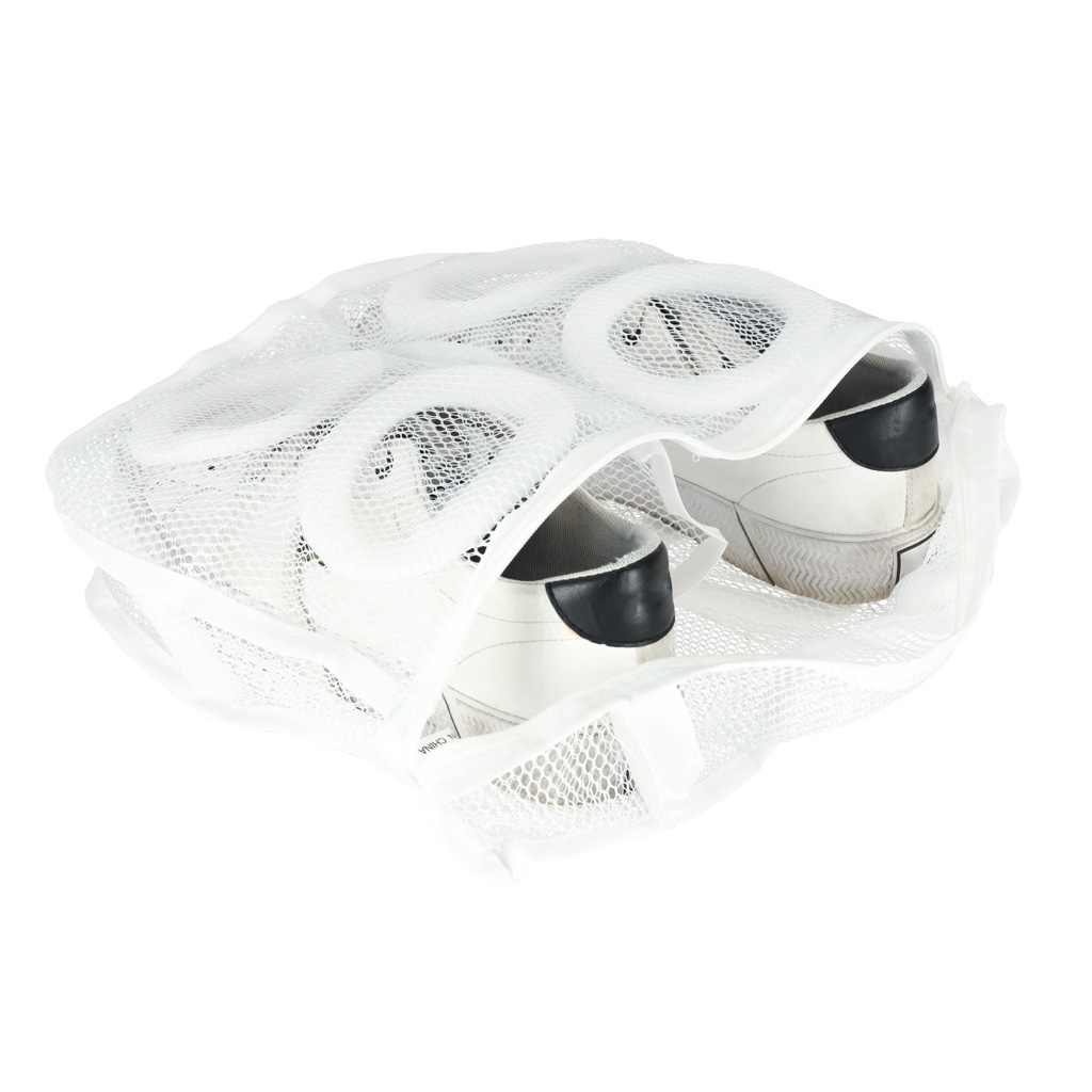 Worek siatka do prania obuwia butów na obuwie z zamkiem 28x27 cm