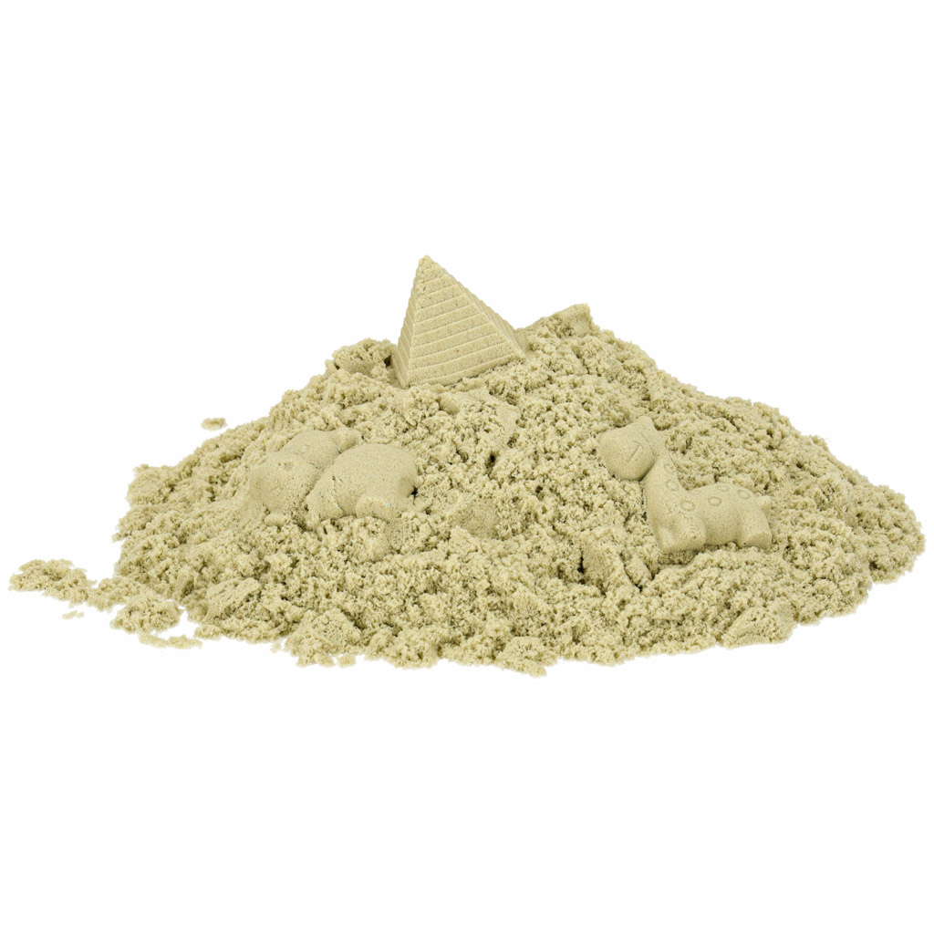 Piasek dla dzieci 1kg w woreczku naturalny beżowy - obrazek 3