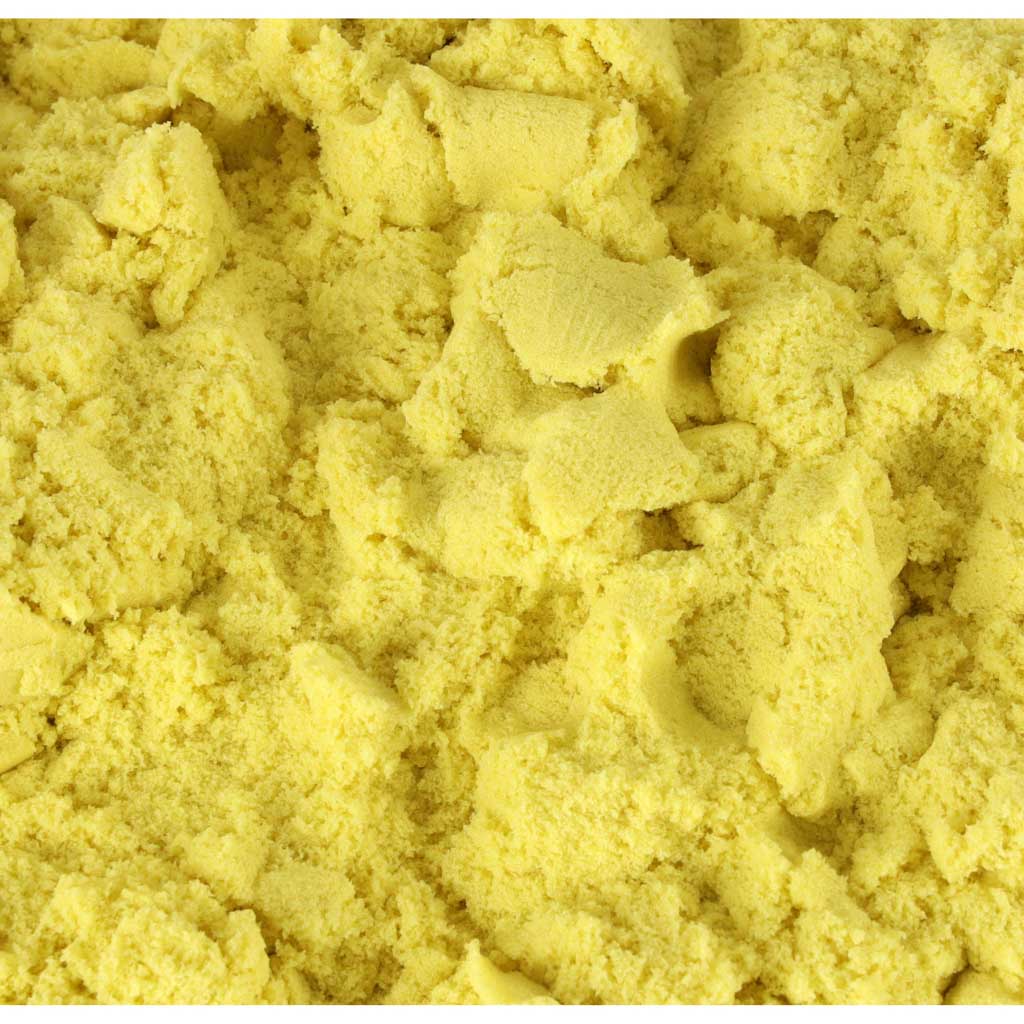 Piasek dla dzieci 1kg w woreczku żółty - obrazek 3