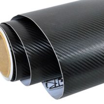 Folia rolka carbon 3D czarna 1,52x30m