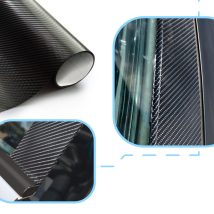 Folia rolka carbon 4D czarna 1,52x30m