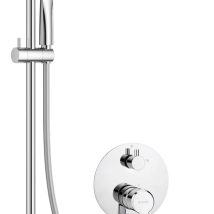 Zestaw prysznicowy podtynkowy z wylewką wannową