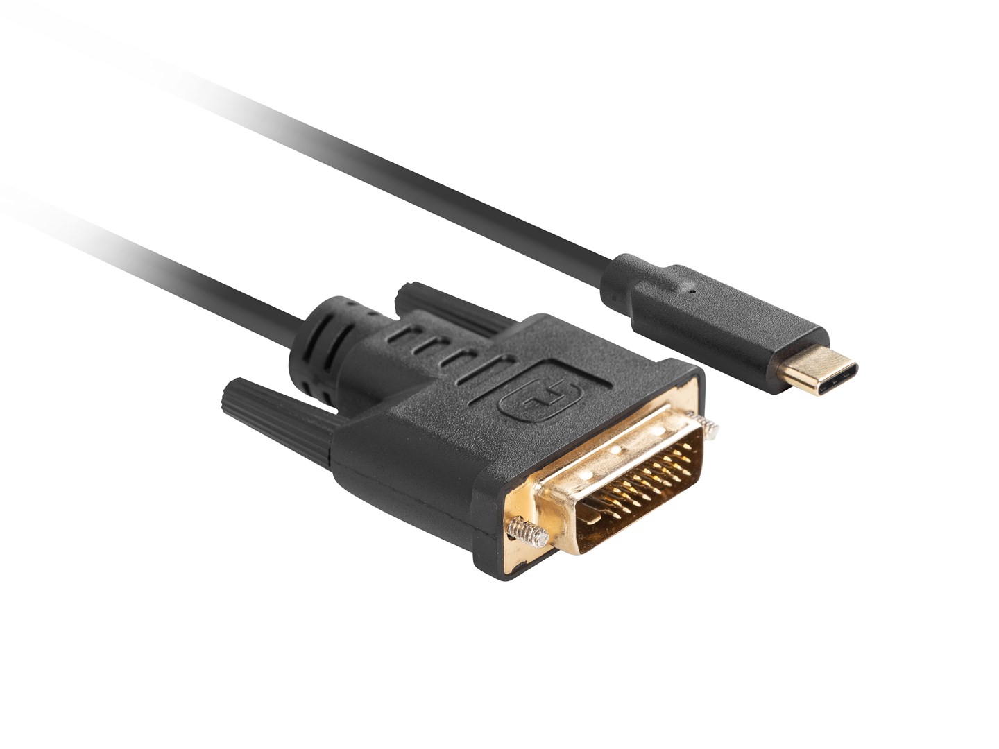 LANBERG KABEL USB-C(M)->DVI-D(24+1)(M) 1.8M CZARNY CA-CMDV-10CU-0018-BK - obrazek 4