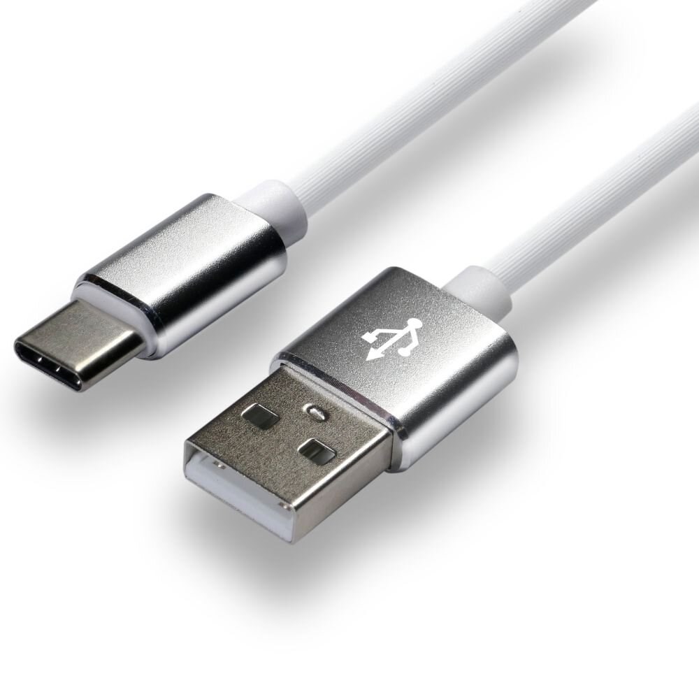 Kabel zasilający everActive CBS-1CW (USB - USB typu C ; 1m; kolor biały) - obrazek 4
