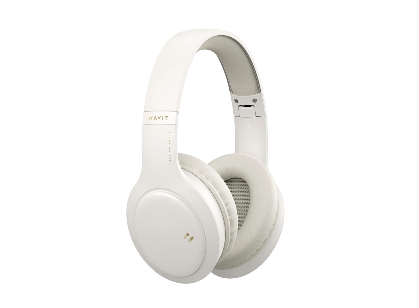 Bezprzewodowe słuchawki nauszne Havit H633BT (beżowy) - obrazek 4