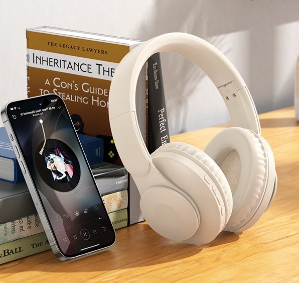 Słuchawki bezprzewodowe Hoco W45 Enjoy (biały) - obrazek 4