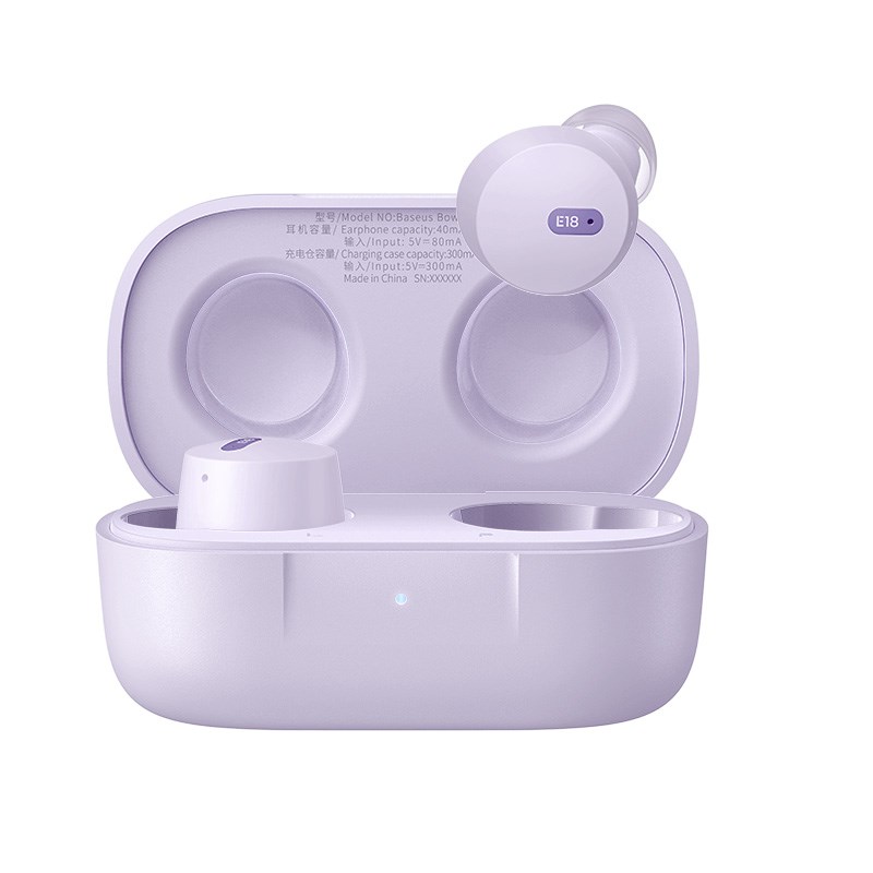 Słuchawki bezprzewodowe Baseus Bowie E18 (fioletowy) - obrazek 4