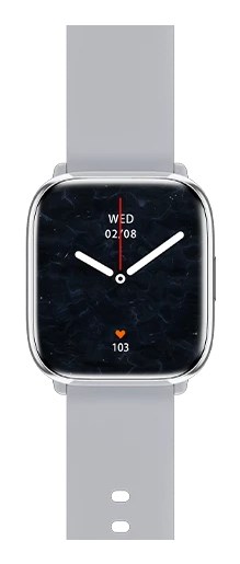 myPhone Zegarek Pastelowy | Inteligentny zegarek | Dioda AMOLED | 1,75" | Wodoodporny | Srebrnoszary - obrazek 4