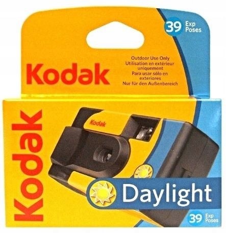 Kodak DAYLIGHT Aparat Fotograficzny Jednorazowy z filmem kolorowym 39 zdjęć. Bez wbudowanej lampy błyskowej. Analogowa fotografia. - obrazek 4