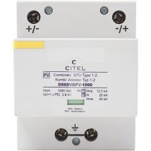 Ogranicznik przepięć CITEL, typ I+II DC 1000V, DS60VGPV-1000, 25kA 2p+V