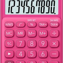 CASIO KALKULATOR KIESZONKOWY SL-310UC-RD CZERWONY, 10 CYFROWY WYŚWIETLACZ