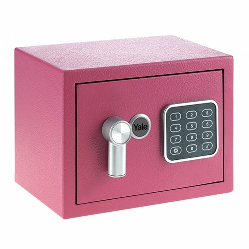 Yale Mini Electronic Safe Pink Sejf podstawowy YSV mini różowy - obrazek 3