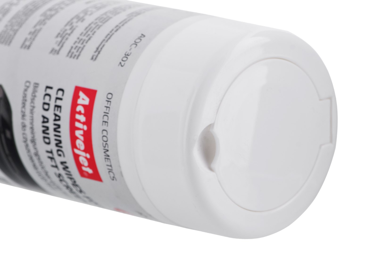 Activejet AOC-302 chusteczki do matryc LCD. (100 szt.) Nawilżane chusteczki do matryc, usuwające wszelkiego rodzaju zanieczyszczenia z wyświetlaczy ciekłokrystalicznych TFT w laptopach, smartfonach, palmtopach, monitorach LCD, itp. - obrazek 4