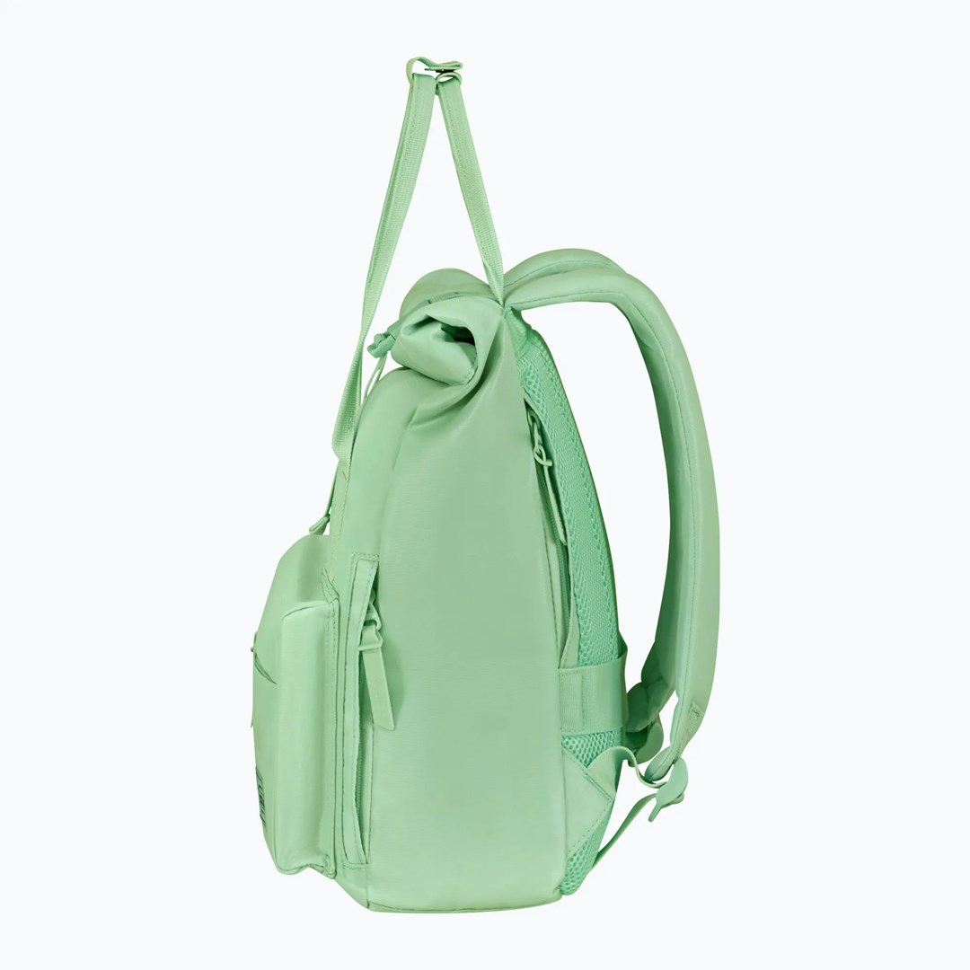 American Tourister Urban Groove Pastels Roll Top Backpack Pastel Green - obrazek 3