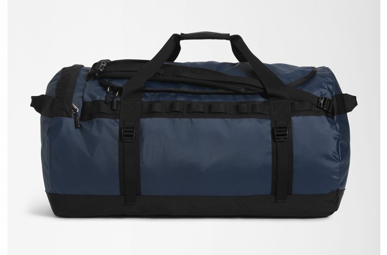 The North Face Base Camp Duffel L sportowa torba 95 l Poliester Czarny, Granatowy (marynarski)