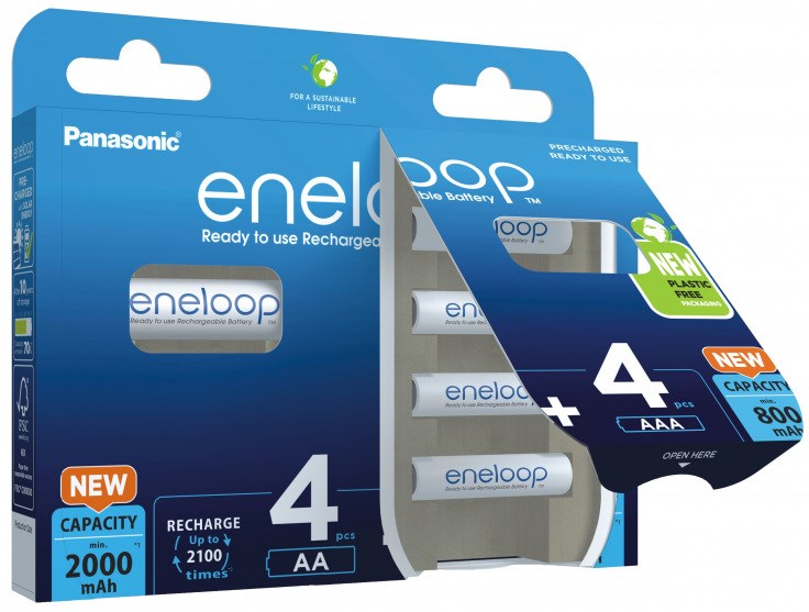 PANASONIC ENELOOP ZESTAW 4x AA 2000mAh + 4x AAA 800mAh - obrazek 4