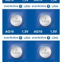 EVERACTIVE BATERIE ALKALICZNE MINI AG10 G10 LR1130 LR54, BLISTER 10 SZT. EVAG10