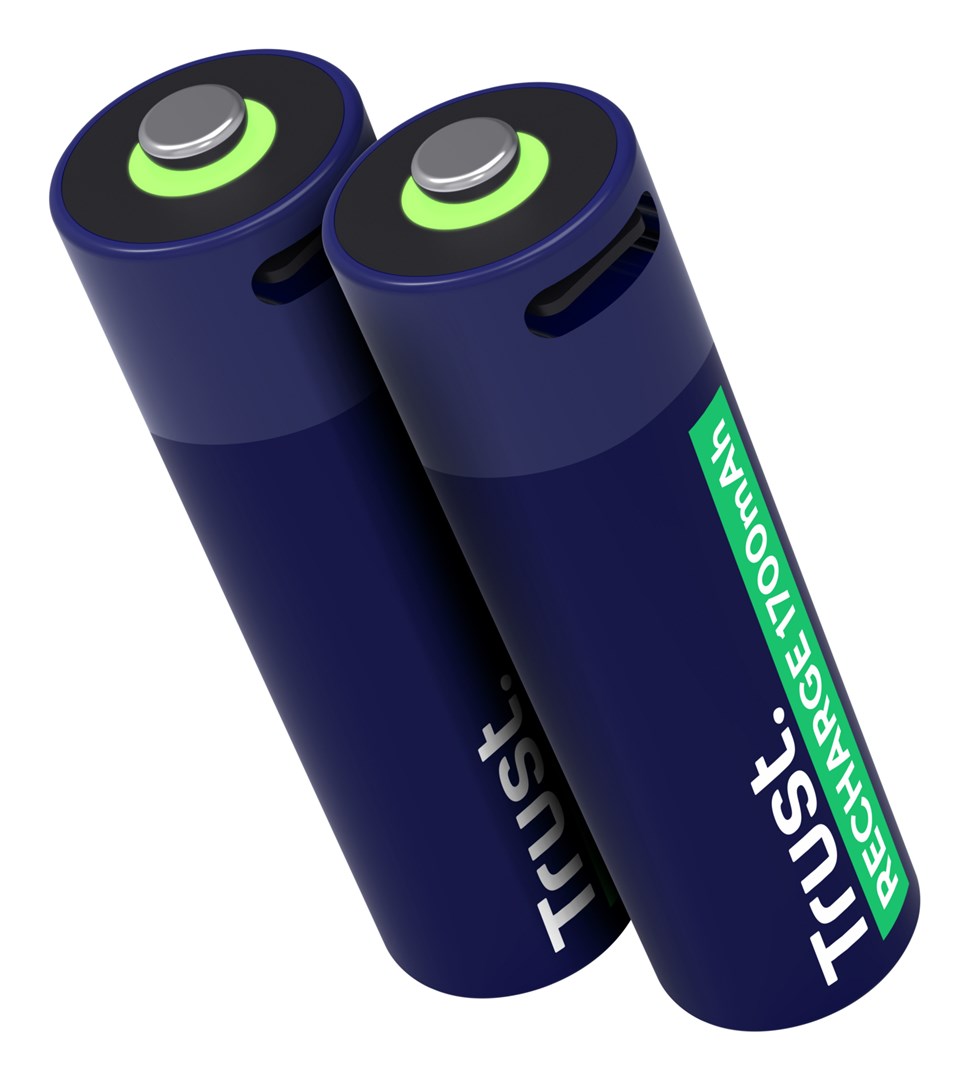 Baterie AA Trust USB-C RECHARGEABLE BATTERIES 2P - obrazek 4
