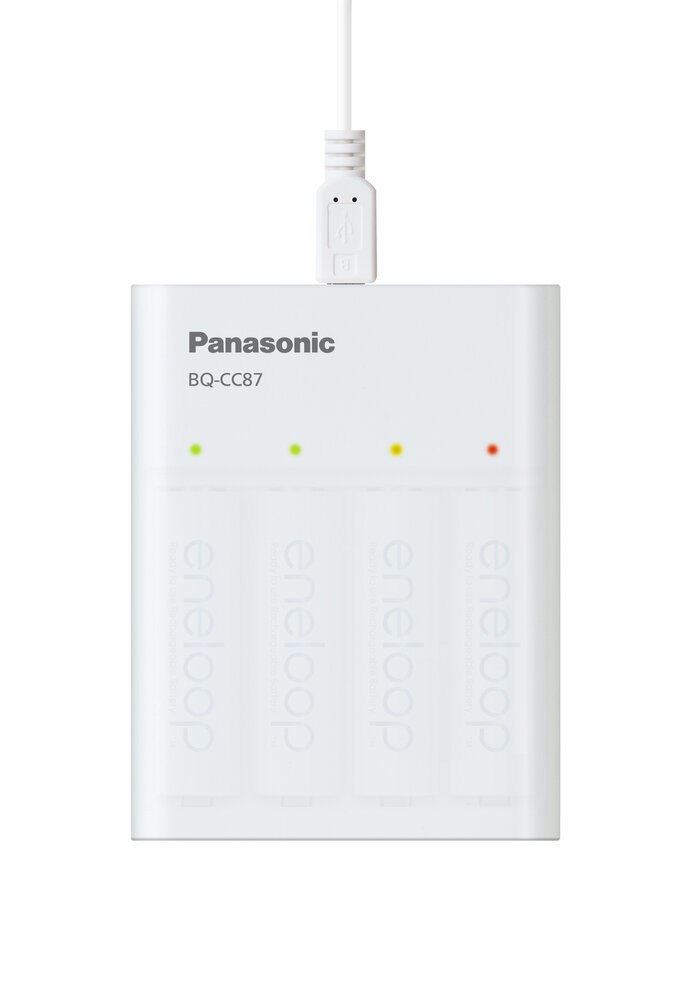 ŁADOWARKA PANASONIC SMARTPLUS USB + 4 x AA ENELOOP 2000 mAh - obrazek 3