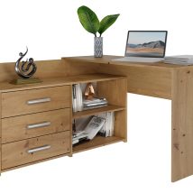 Biurko narożne + komoda DANY 120x50xH76 artisan
