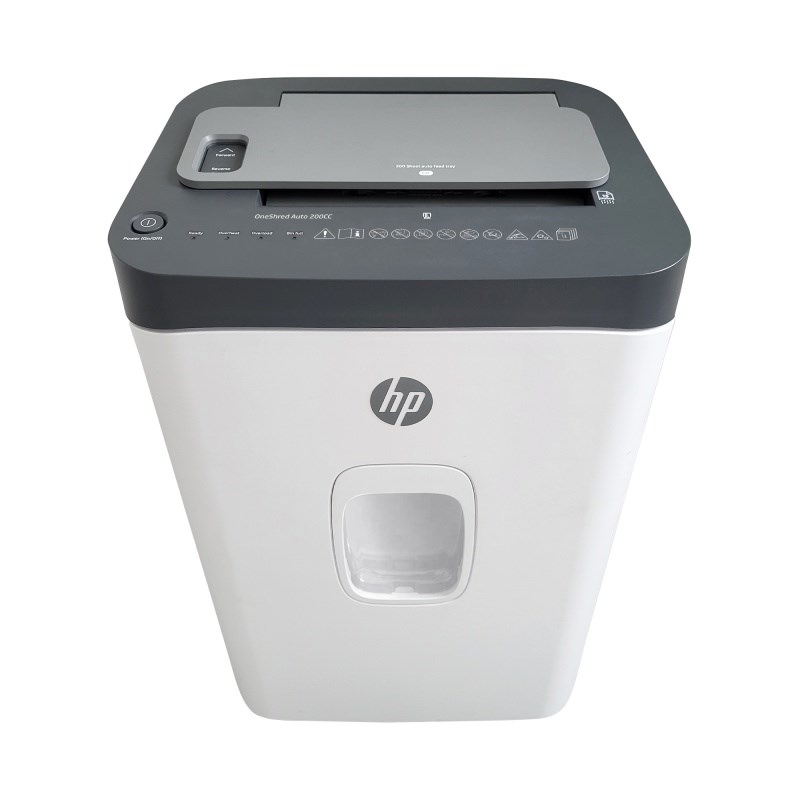 HP Niszczarka ONESHRED Auto 200CC, biało-szara - obrazek 3