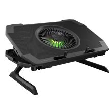 GENESIS Oxid 850 podkładka chłodząca do laptop 43,9 cm (17.3″) 2500 RPM Czarny