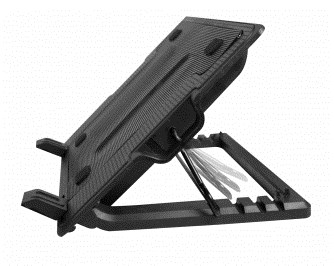 Podstawka chłodząca pod notebook VAKOSS LF-1860AL (17.x cala; 1 wentylator; HUB) - obrazek 3