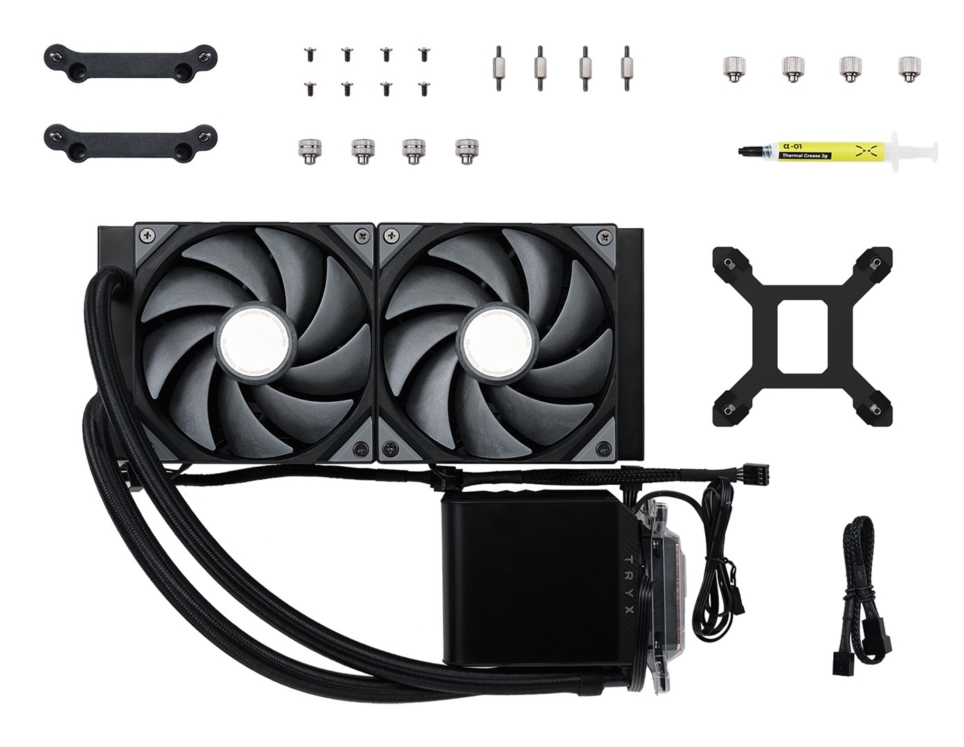 Kompletne chłodzenie wodne TRYX PANORAMA 240 mm - AMD Socket AM4 (Ryzen) - AMD Socket AM5 (Ryzen Zen4) - obrazek 3