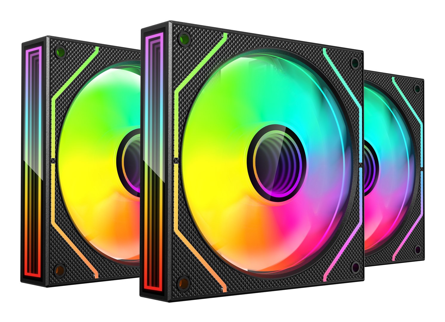 TACENS MARS MF-3DPROKIT FANS 120 ARGB x3 BK- wentylatory+hub+pilot (TACMARS-MF3DPROKIT) - obrazek 3