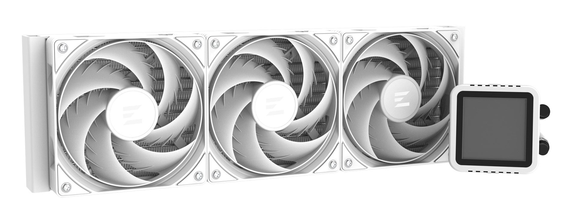 Kompletne chłodzenie wodne Zalman ALPHA2 DS A36, 2,7 Cal LCD, 360mm - Biały - obrazek 3