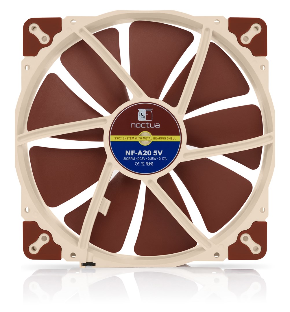 Wentylator NOCTUA 200x200x30 mm NF-A20 5V 3-pin - obrazek 4