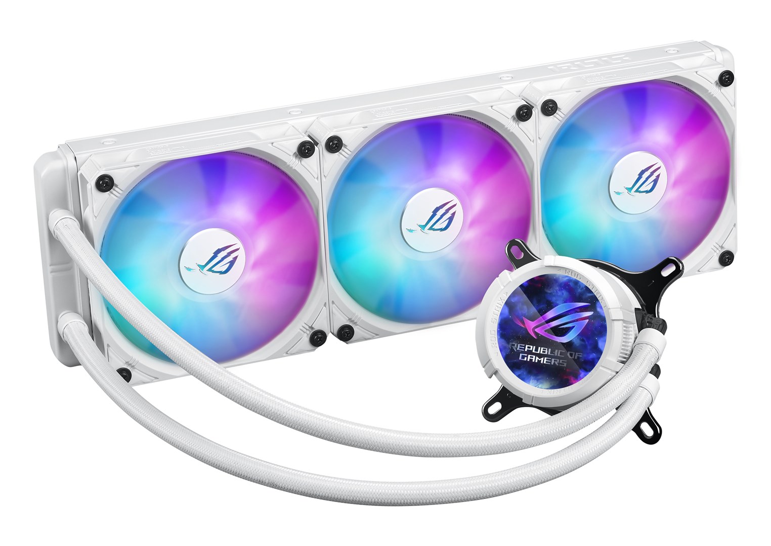 ASUS ROG Strix LC III 360 ARGB White Edition Procesor Chłodnica cieczy all-in-one 12 cm Biały - obrazek 4