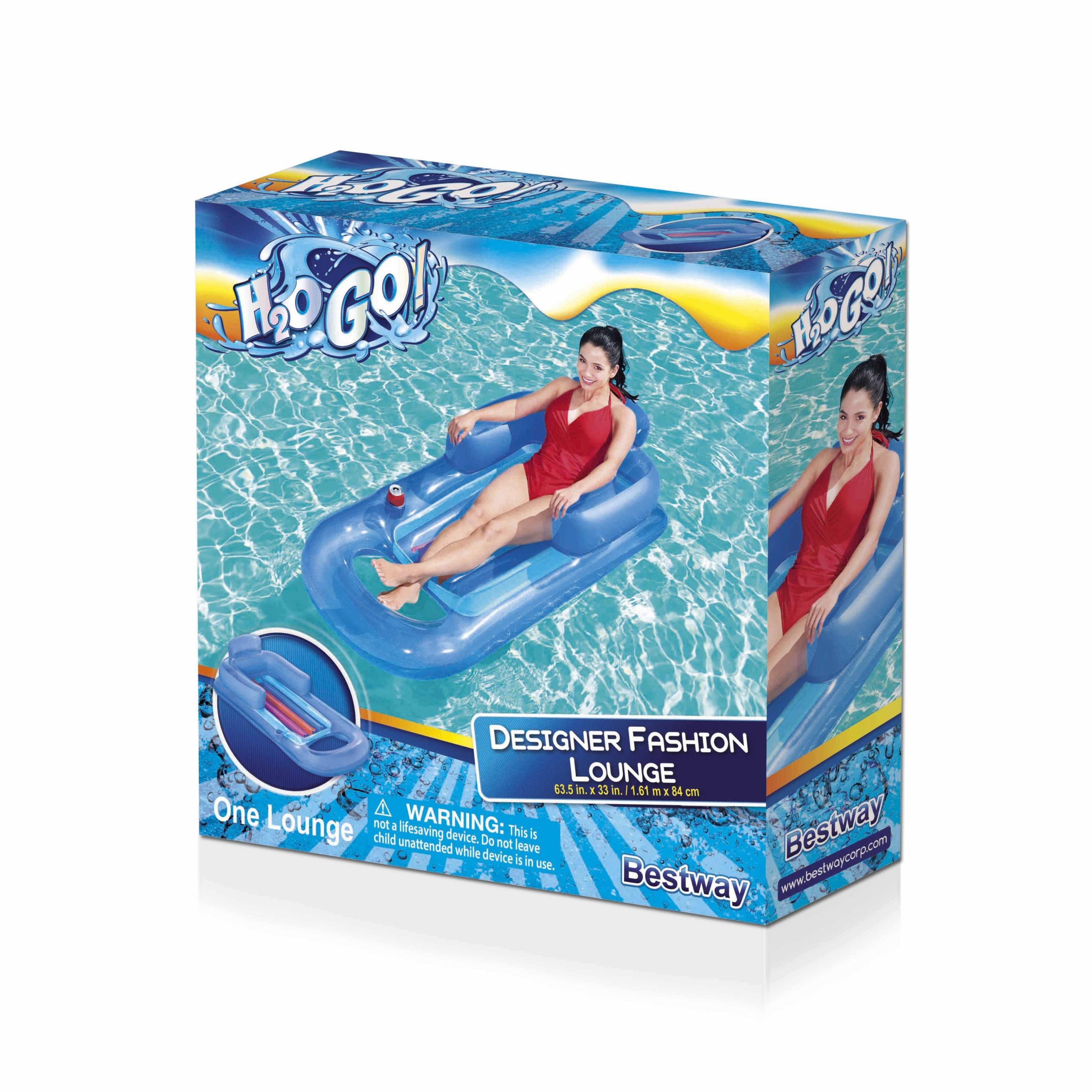 Materac dmuchany fotel BESTWAY 43028 niebieski - obrazek 5