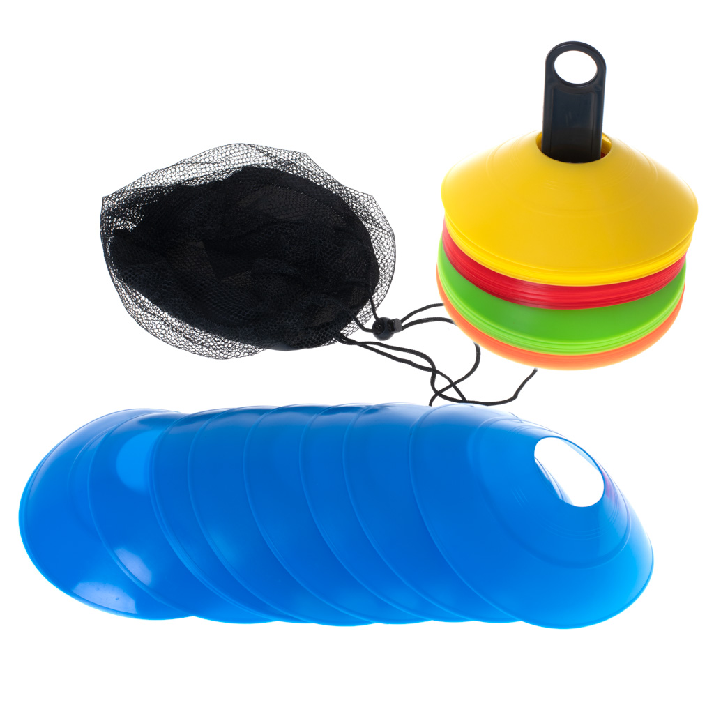 Pachołki treningowe piłkarskie do piłki nożnej elastyczne zestaw 50 sztuk - obrazek 5