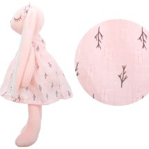 Maskotka pluszowa królik różowy 35cm