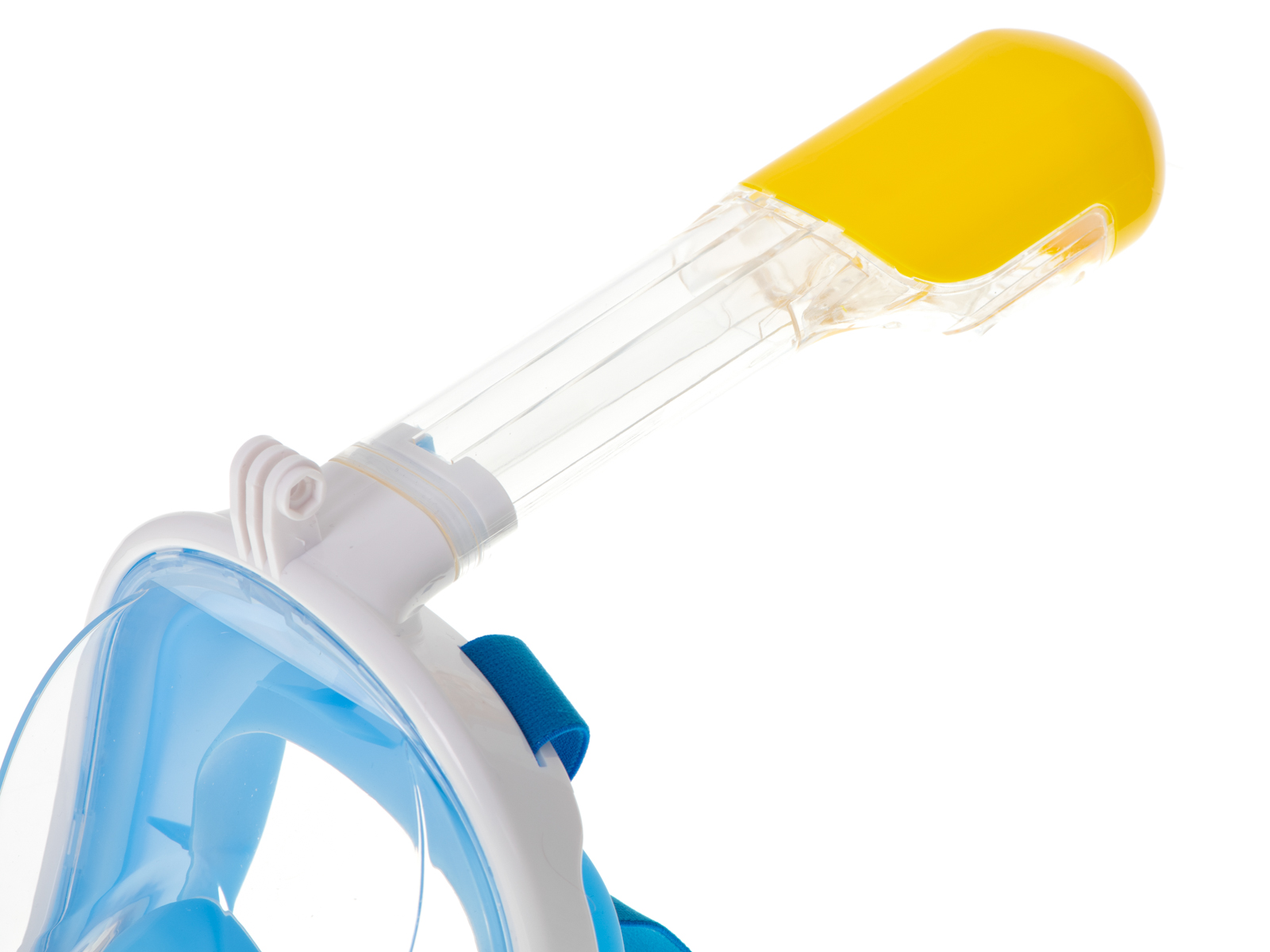 Maska do snurkowania pełna składana S/M niebieska - obrazek 3