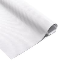 Folia rolka carbon 4D biała 1,52x30m