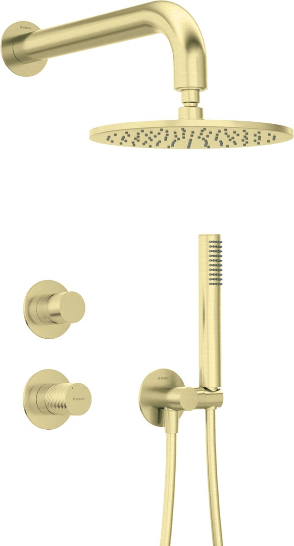 Zestaw prysznicowy podtynkowy z głowicą prysznicową