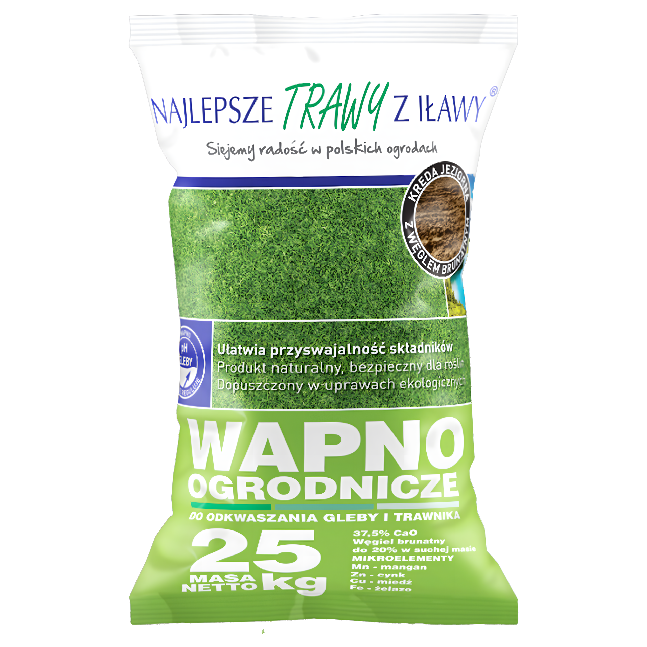 Premium wapno do odkwaszania gleby i trawnika nawóz ekologiczny worek 25kg - obrazek 11