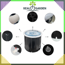 Beczka Balia Wanna Lodowa do Morsowania Kąpieli Przenośna Składana Pompka