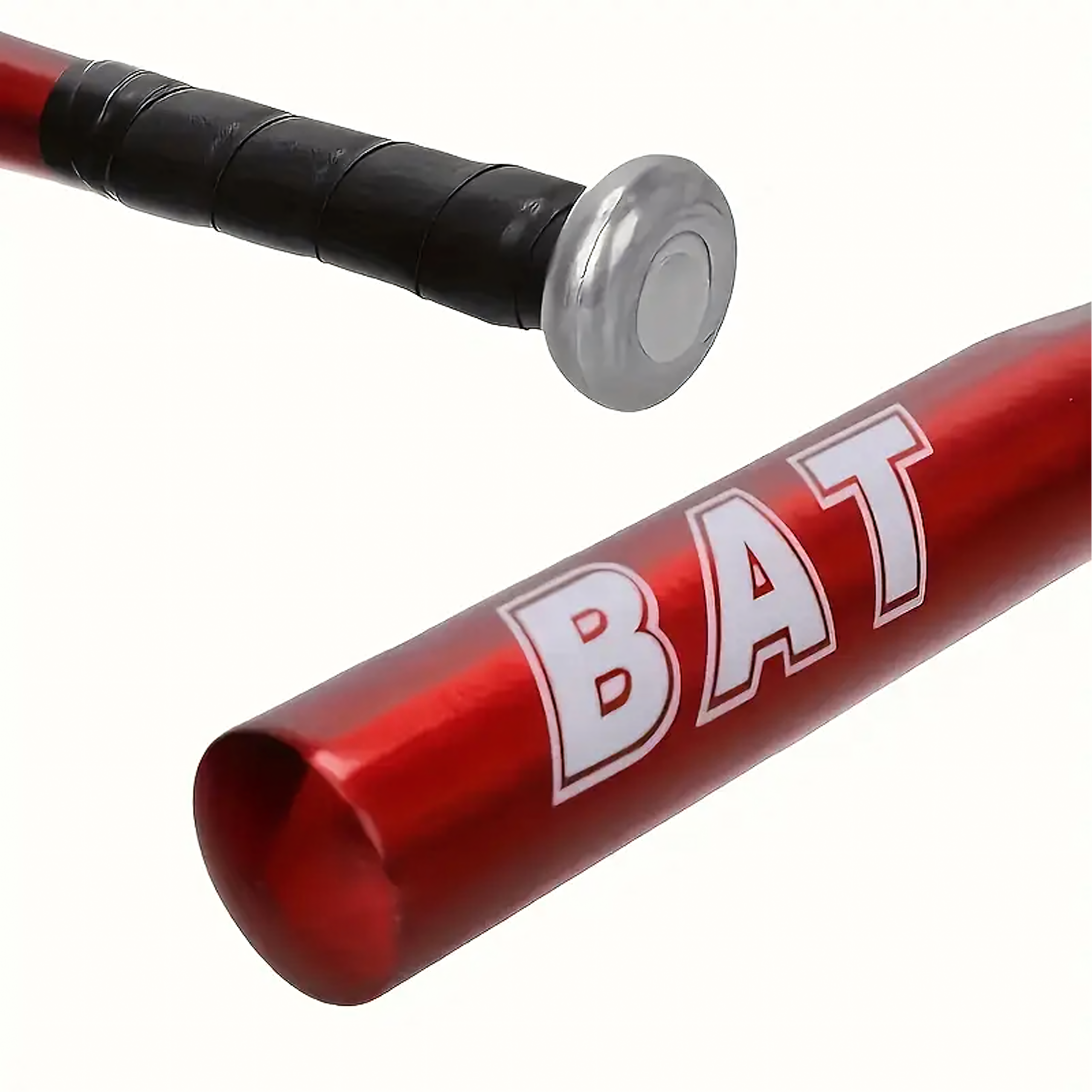 Kij Baseballowy Bejsbolowy Bat Aluminiowy 25" 64cm Treningowy Czerwony - obrazek 8