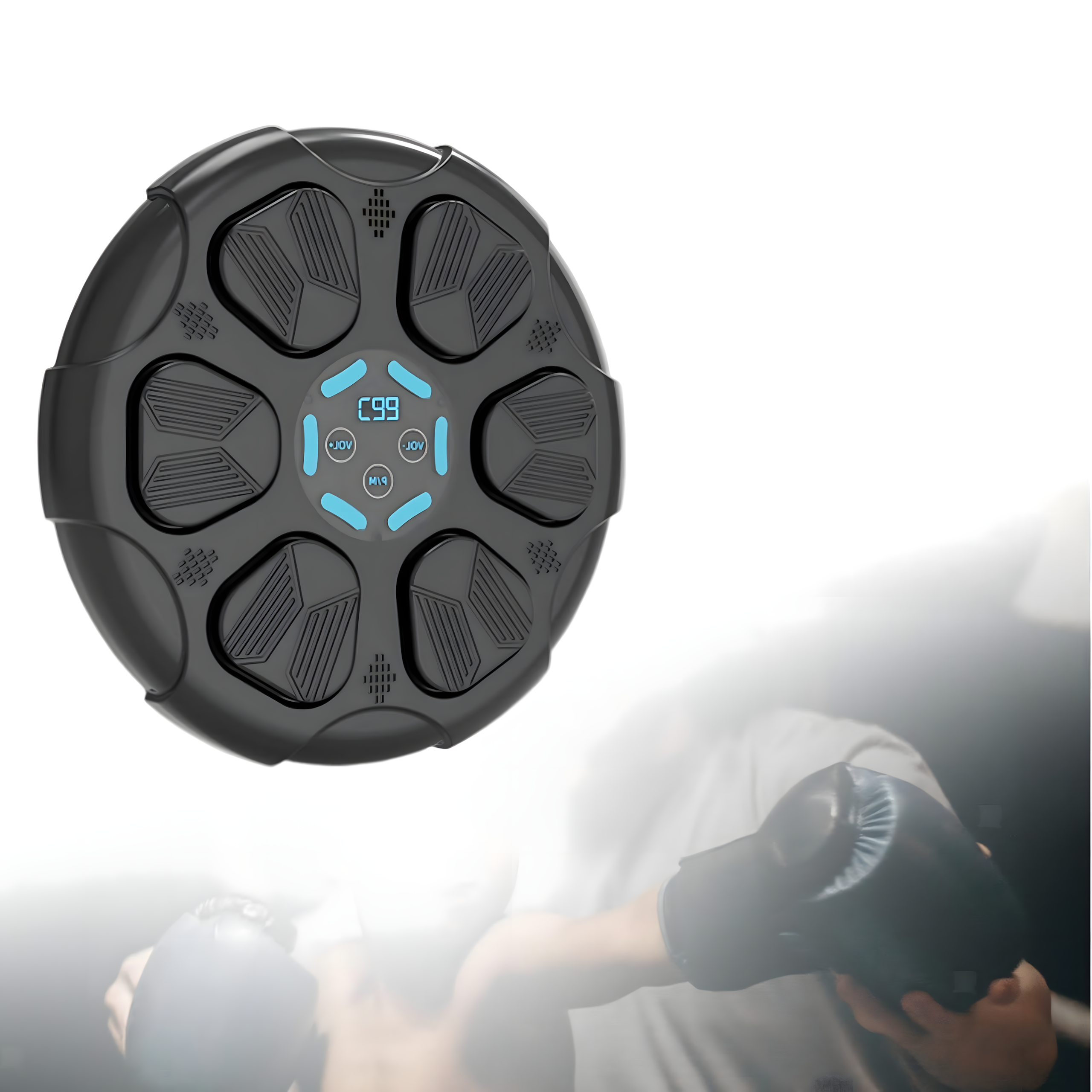 Tarcza Bokserska Maszyna Interaktywna Treningowa do Boksu Bluetooth Muzyka - obrazek 8