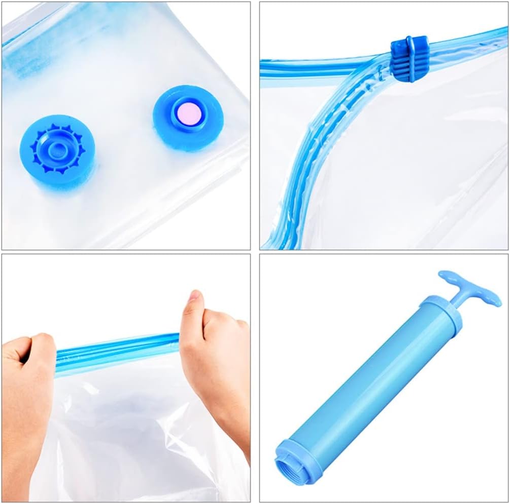 POMPKA PRÓŻNIOWA DO WORKÓW PRÓŻNIOWYCH RĘCZNA LEKKA PORĘCZNA PODRÓŻNA - obrazek 4