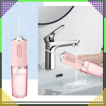 Irygator do Zębów Bezprzewodowy Dentystyczny Mocny 4 Dysze 3 Tryby 220 ml