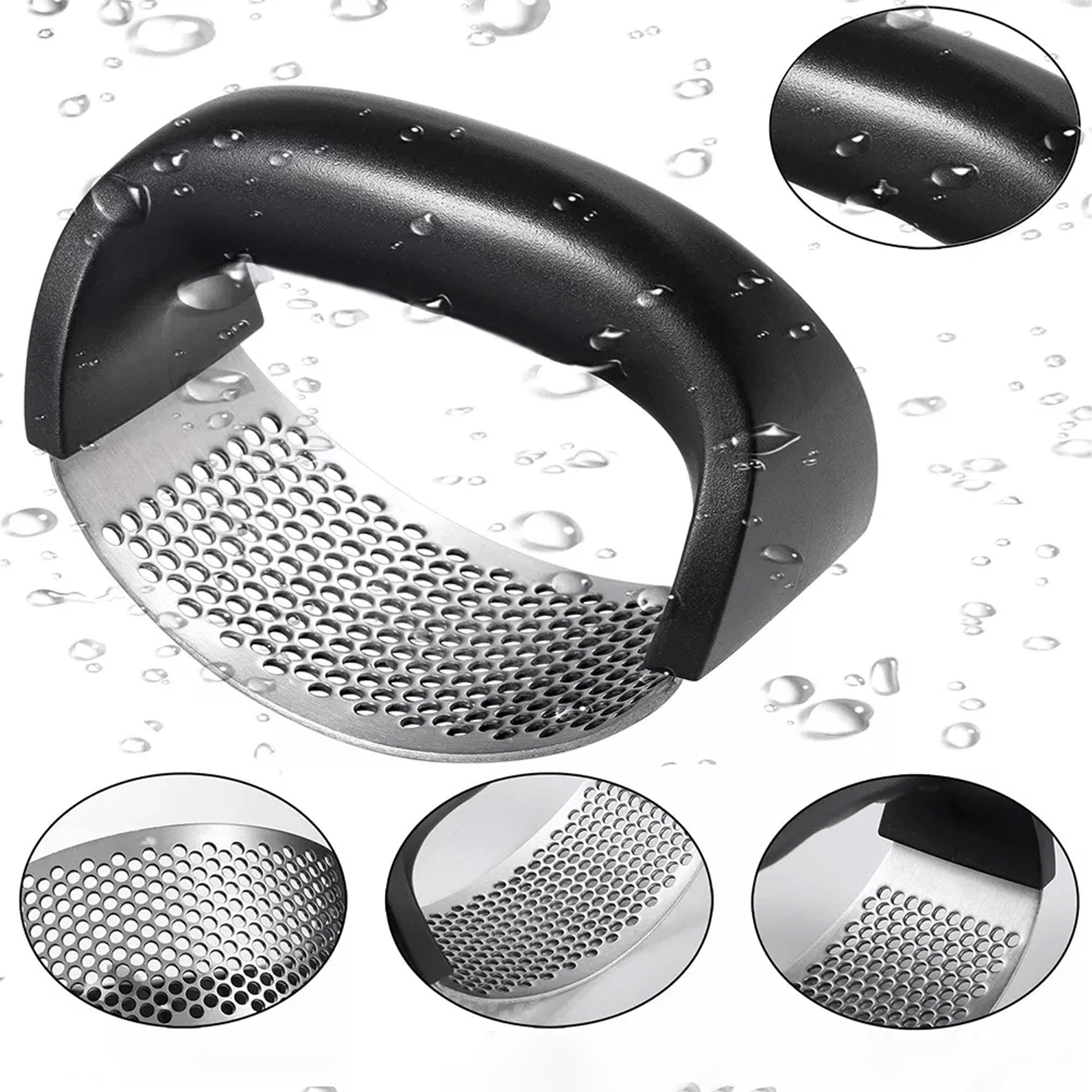 RĘCZNY WYCISKACZ WYCISKARKA PRASKA ZGNIATACZ SIEKACZ DO CZOSNKU STAL - obrazek 5