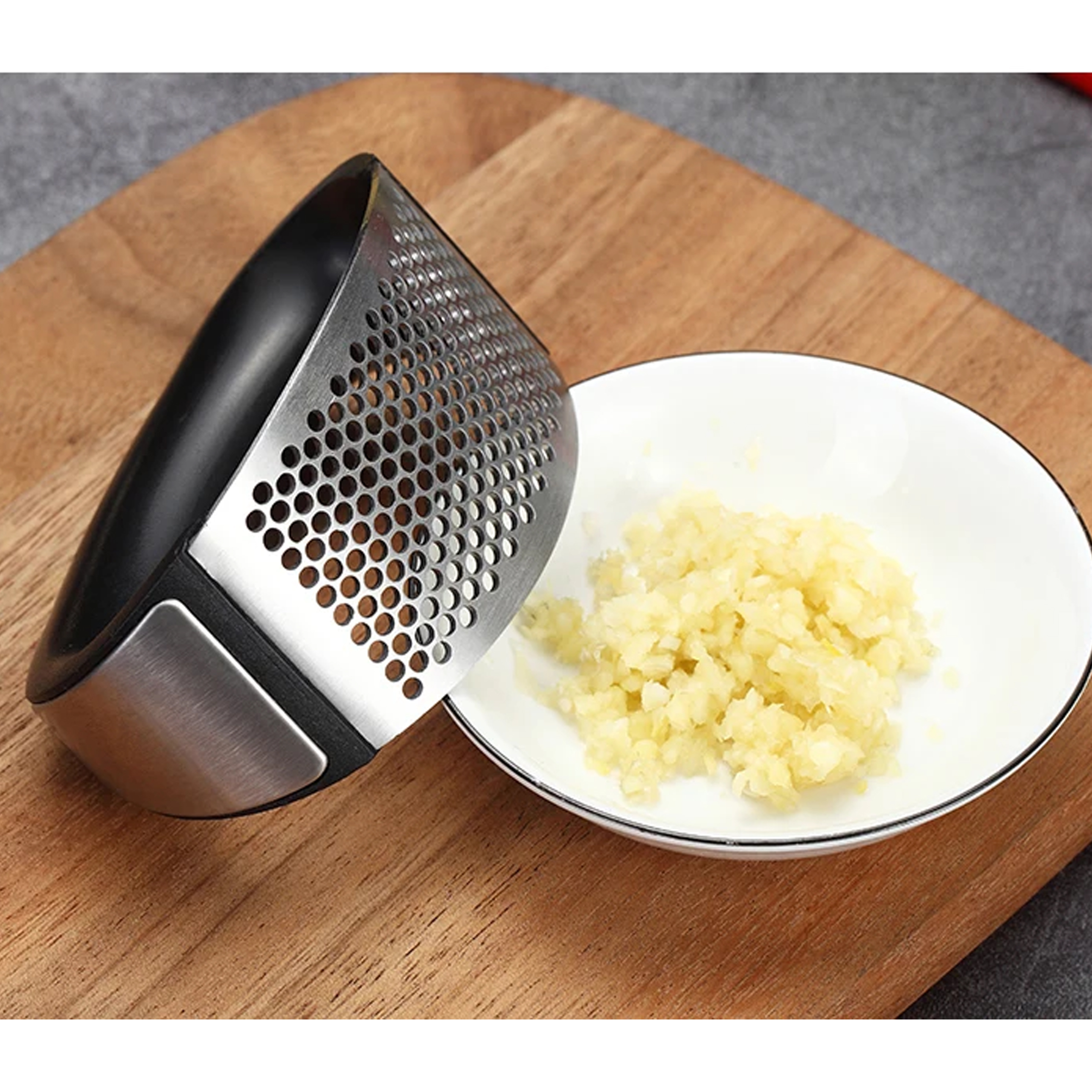 RĘCZNY WYCISKACZ WYCISKARKA PRASKA ZGNIATACZ SIEKACZ DO CZOSNKU STAL - obrazek 8