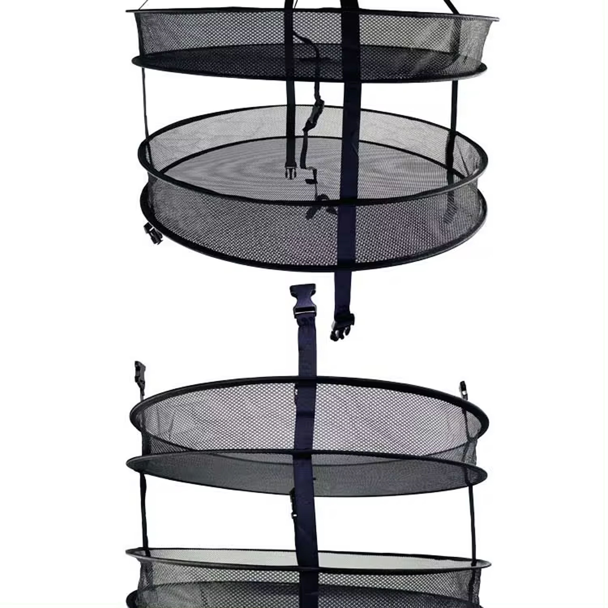 Siatka Suszarka Suszarnia do Grzybów Ziół Warzyw Roślin 4 Półki Regulowana - obrazek 4