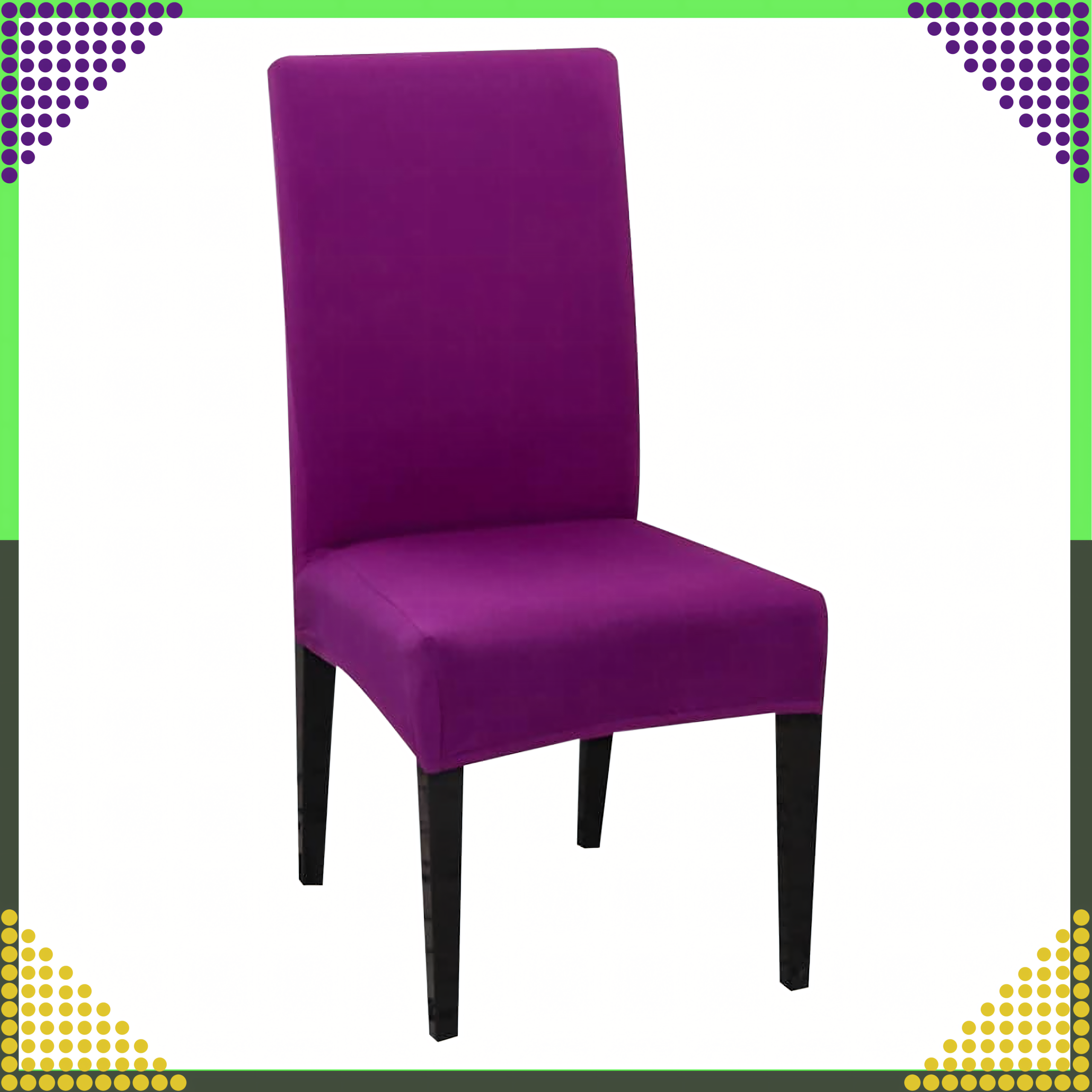 Pokrowiec na Krzeszło Siedzisko Mocny Uniwersalny Elastyczny z Gumką Miękki - obrazek 11